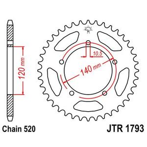 Ketten Rad JT JTR 1793-45 45T, 520
