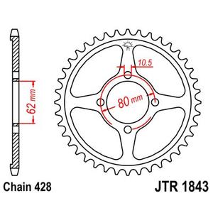 Ketten Rad JT 49T, 428
