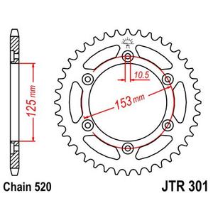 Ketten Rad JT JTR 301-45 45T, 520