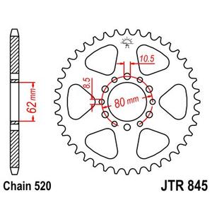 Ketten Rad JT JTR 845-40 40T, 520