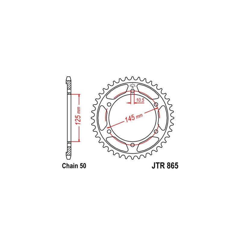 Ketten Rad JT 49T, 530