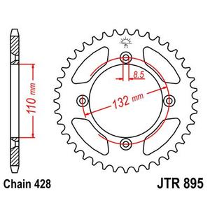 Ketten Rad JT JTR 895-46 46T, 428