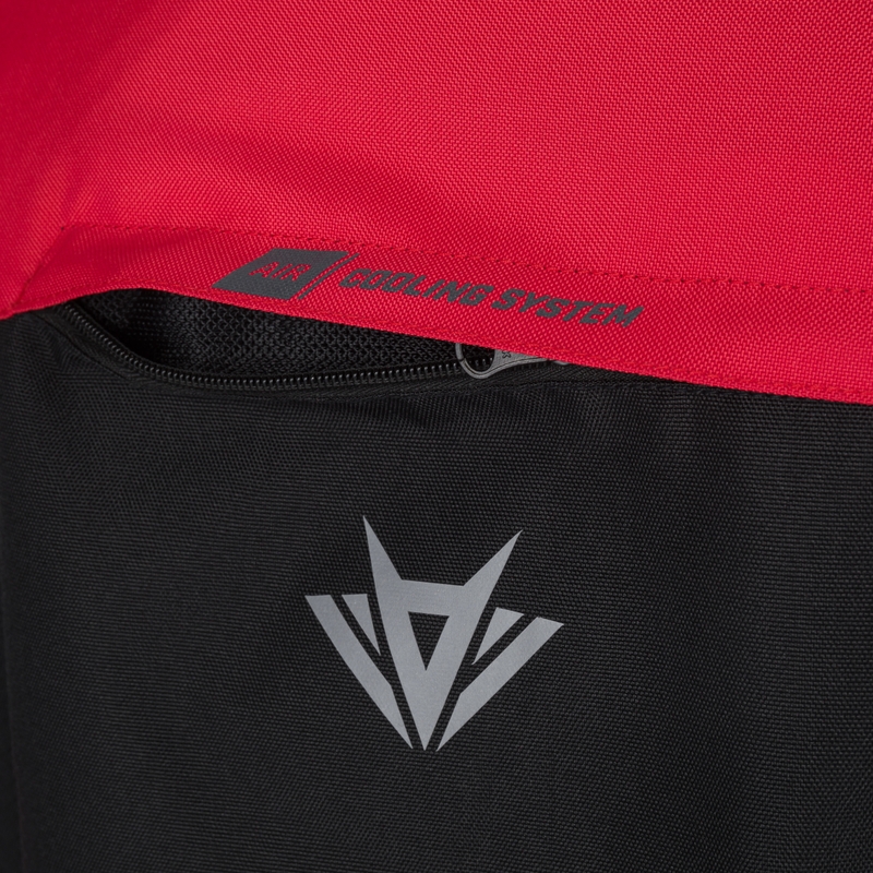 RSA Compact 2 EVO Motorradjacke schwarz-grau-rot