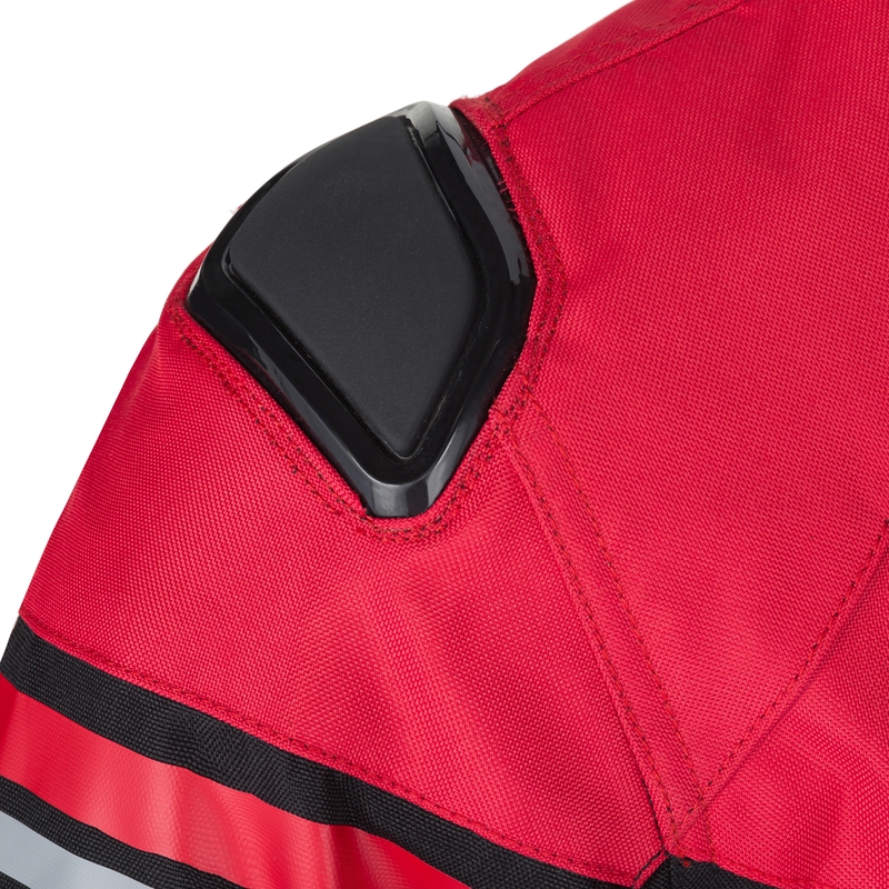 Motorradjacke RSA Compact 2 EVO schwarz-grau-fluoreszierend gelb