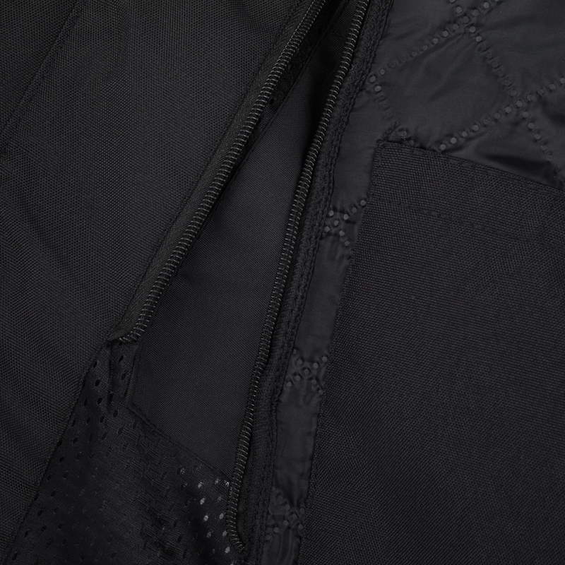 Motorradjacke RSA Compact 2 EVO schwarz-grau-fluoreszierend gelb
