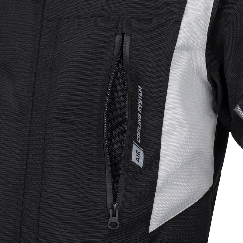 RSA EXO 2 Damen Motorradjacke schwarz-grau-pink
