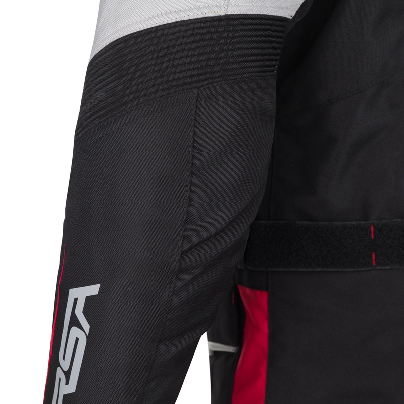 RSA EXO 2 Schwarz-Grau-Blau Motorradjacke für Damen