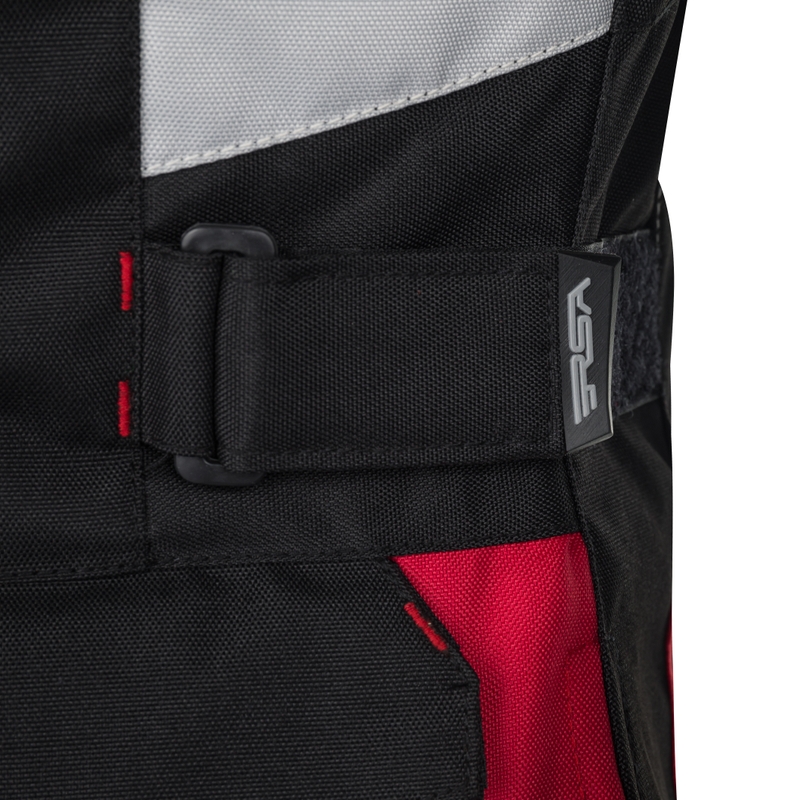 Damen Motorradjacke RSA EXO 2 schwarz-grau-rot