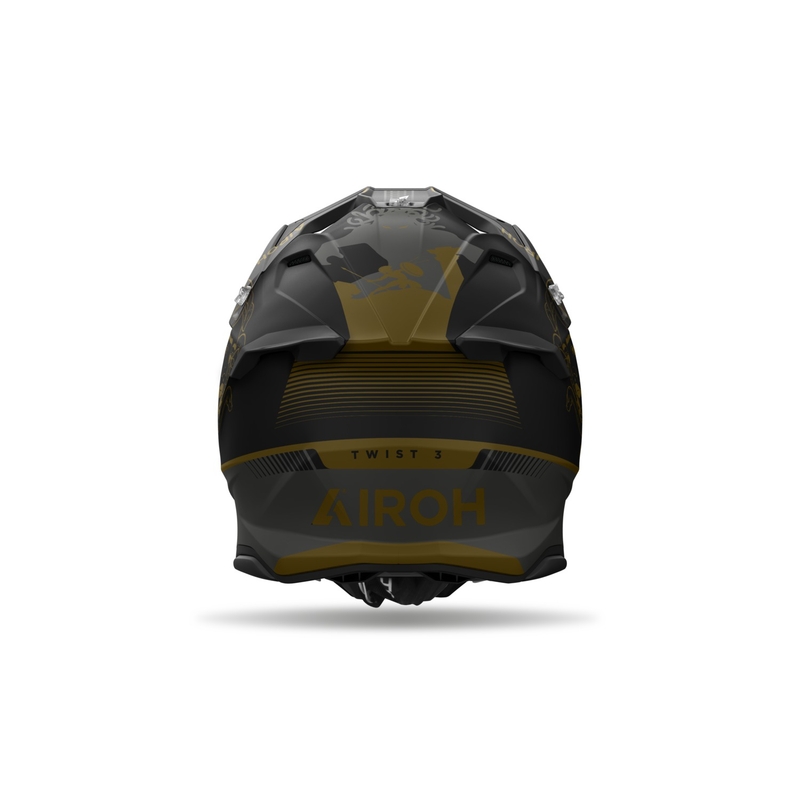 Motocross-Helm Airoh Twist 3 Titan matt
