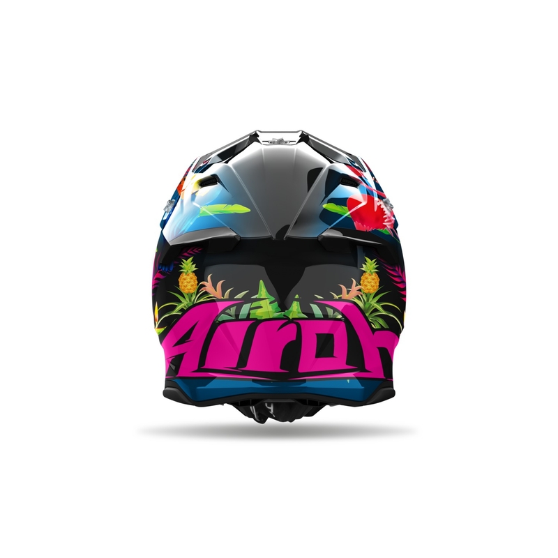 Motocross-Helm Airoh Twist 3 Amazonia glänzend