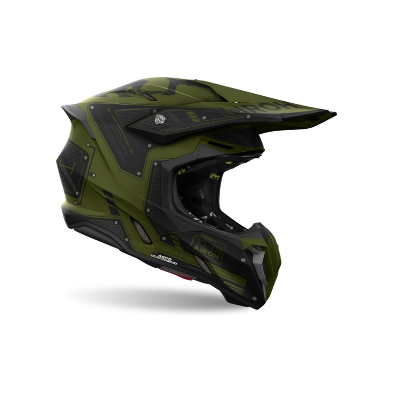 Motocross-Helm Airoh Twist 3 Military matt