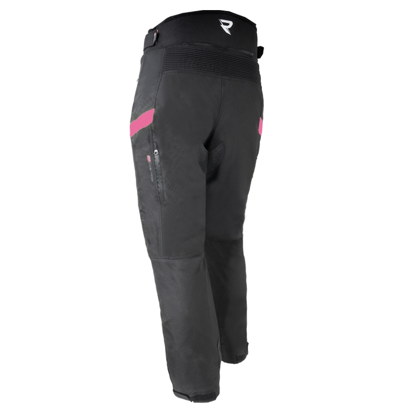 Damen Street Racer Vix Motorradhose schwarz-rosa