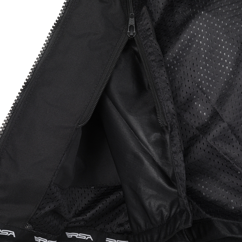 RSA Bolt Damen-Motorradjacke schwarz-weiß-rosa