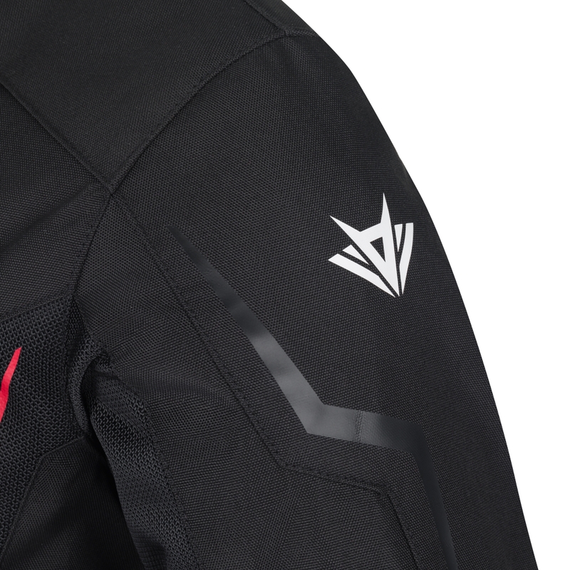 RSA Bolt schwarz-weiß-rote Motorradjacke