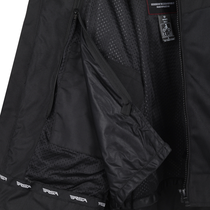 RSA Bolt schwarz-weiß-rote Motorradjacke