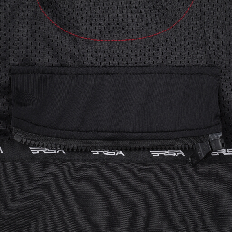 RSA Bolt schwarz-weiß-rote Motorradjacke