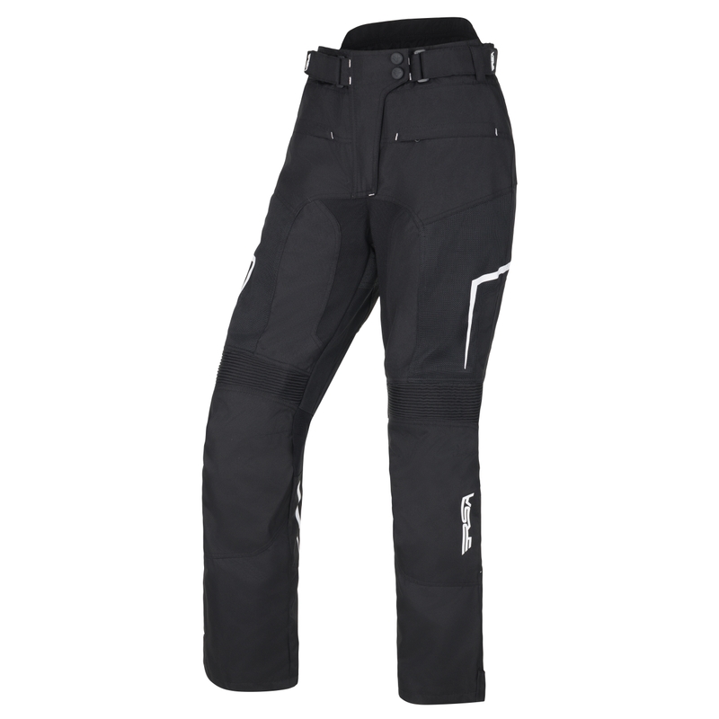 RSA Bolt Damen Motorradhose schwarz-weiß