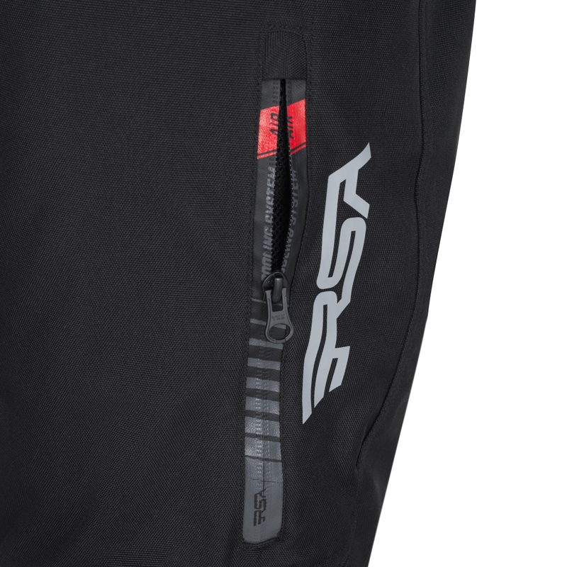 Motorradhose RSA Greby 2 schwarz verlängert