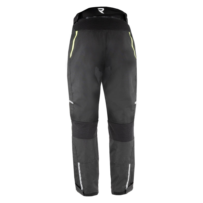 Motorradhose Street Racer Flex EVO schwarz-fluo gelb