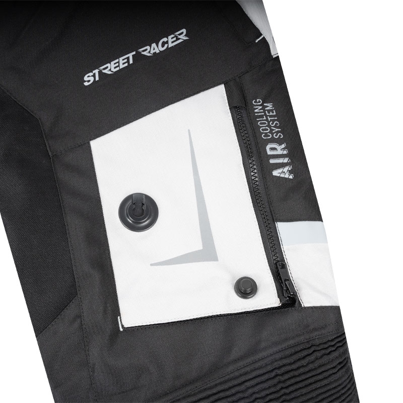 Street Racer All Season Motorradhose schwarz-grau