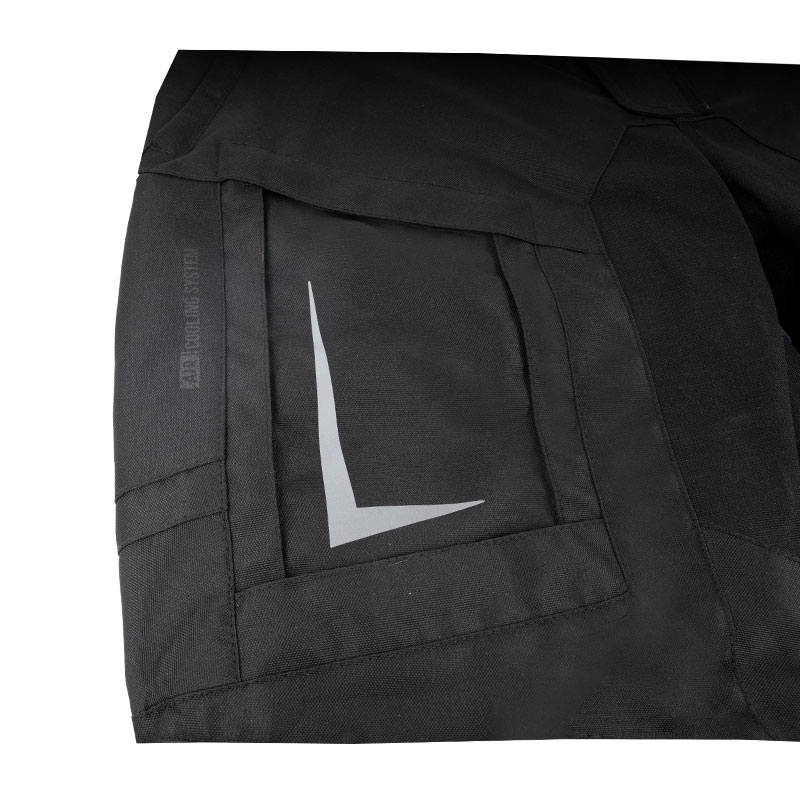 Damen-Motorradhose Street Racer Hilax schwarz