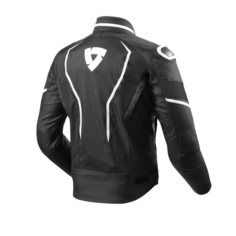 Revit Vertex Schwarz und Weiß Motorrad Jacke Ausverkauf