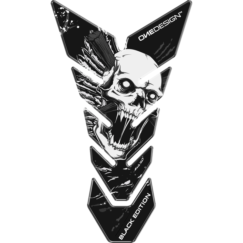 Kraftstofftankdeckel Druck - Skull 6