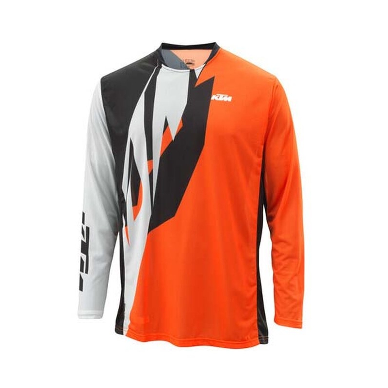 Motocross Trikot KTM Pounce orange-schwarz-weiß