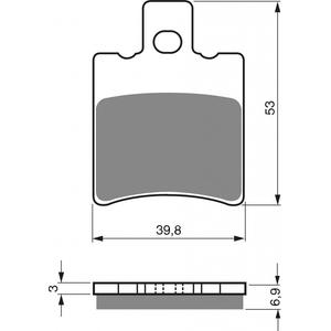 Bremsbeläge GOLDFREN 107 S3