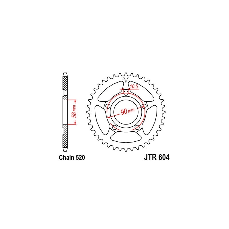 Ketten Rad JT 35T, 520