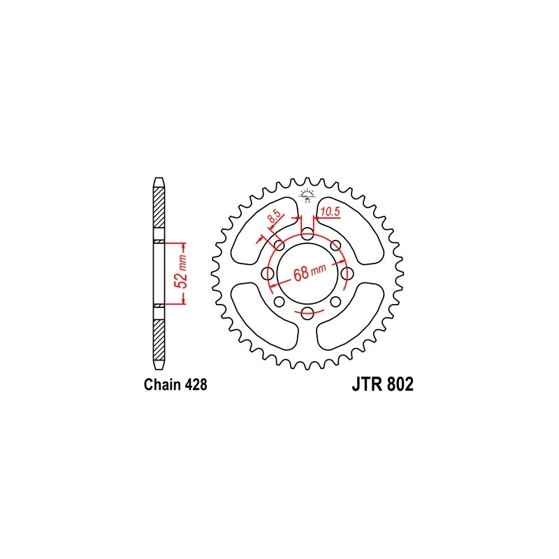 Ketten Rad JT 42T, 428