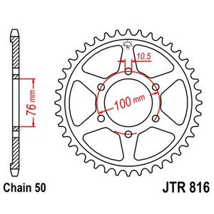 Ketten Rad JT JTR 816-50 50T, 530