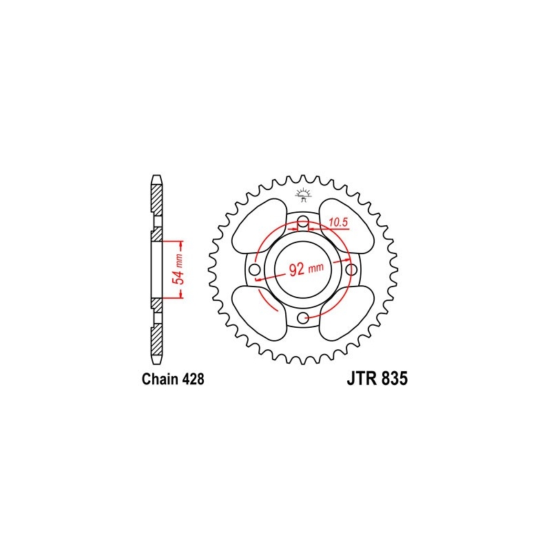 Ketten Rad JT 49T, 428