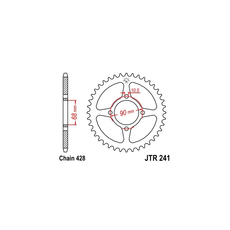 Ketten Rad JT 53T, 428