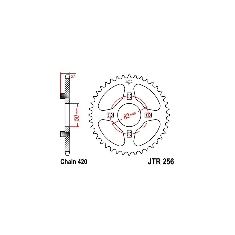 Ketten Rad JT 33T, 420