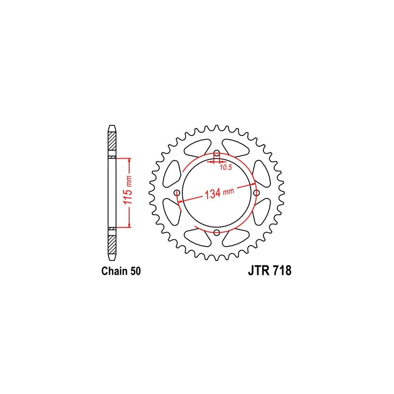 Ketten Rad JT 48T, 530 Ausverkauf