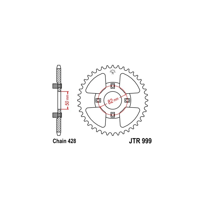 Ketten Rad JT 45T, 428
