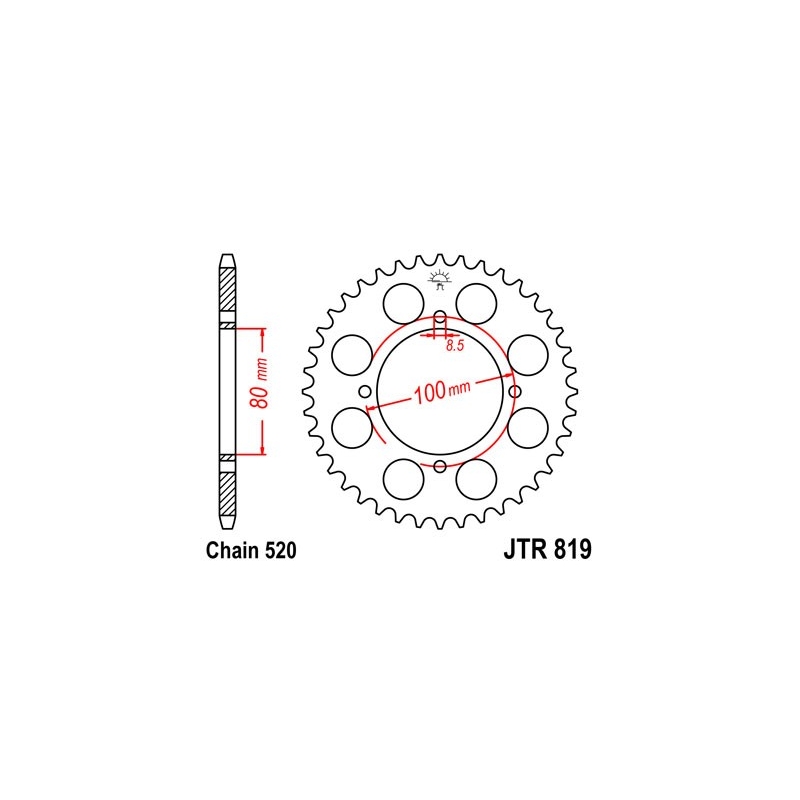 Ketten Rad JT 41T, 520