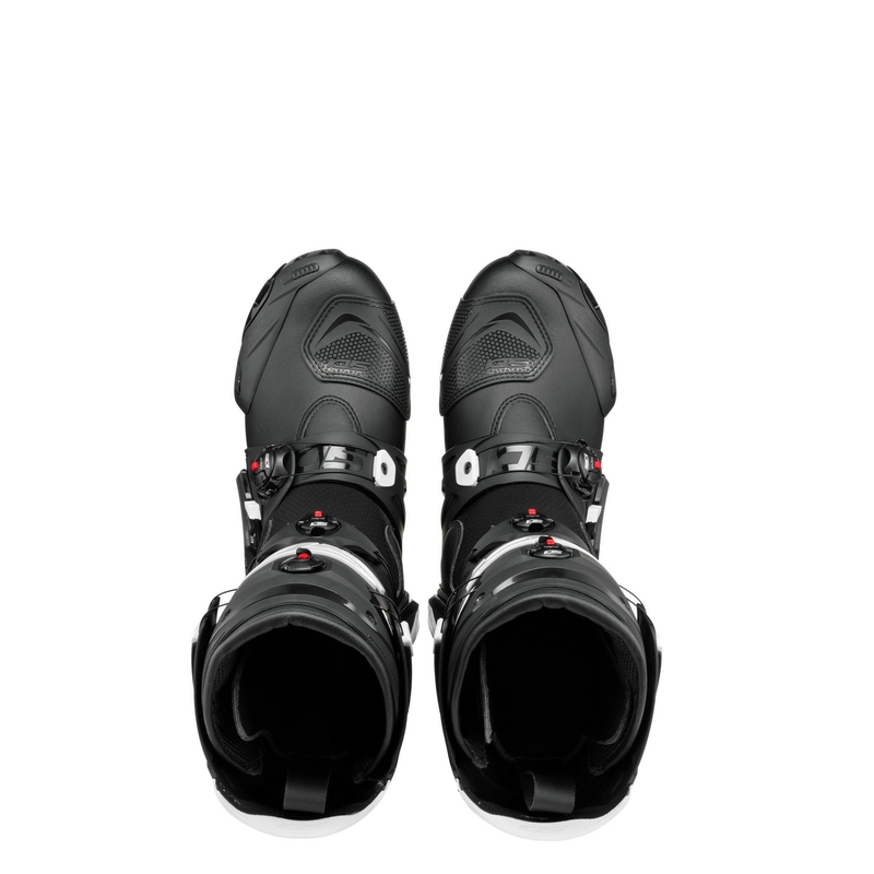 Motorradstiefel SIDI REX schwarz und weiß