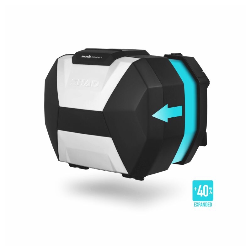 Seitenkoffer SHAD SH38X (expandable concept)