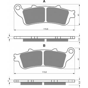 Bremsbeläge GOLDFREN 135 S3