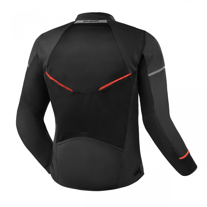Motorradjacke Shima X-MESH 2.0 schwarz-rot