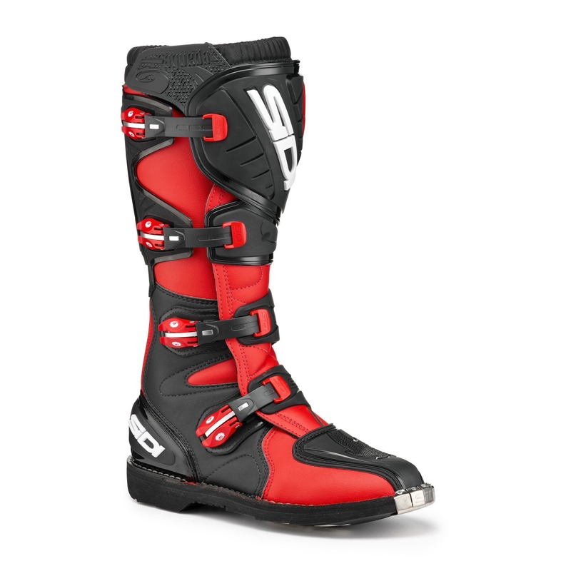 Motorradstiefel SIDI AGUEDA schwarz-rot