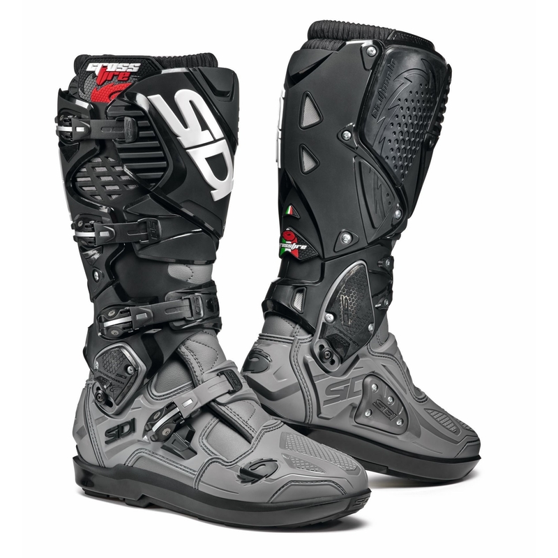 Motorradstiefel SIDI CROSSFIRE 3 SRS grau-schwarz