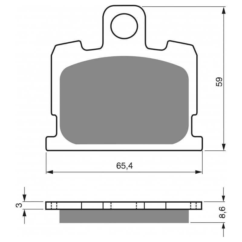 Bremsbeläge GOLDFREN AD  OFF-ROAD FRONT