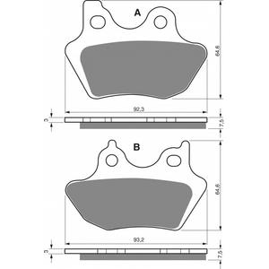 Bremsbeläge GOLDFREN 181 S3