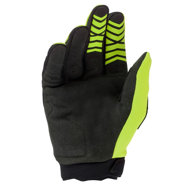 Kinder Motocross Handschuhe Alpinestars Full Bore Neongelb-Schwarz