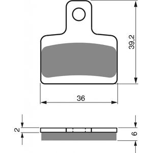 Bremsbeläge GOLDFREN 199 AD