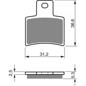Bremsbeläge GOLDFREN 202 AD