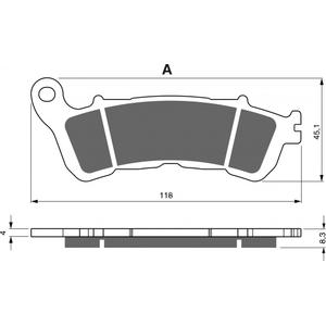 Bremsbeläge GOLDFREN 257 S33 OFF-ROAD
